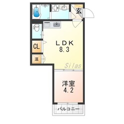 萱島駅 徒歩11分 3階の物件間取画像